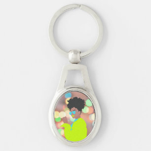 Dansende koningin. sleutelhanger