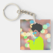 Dansende koningin. sleutelhanger (voorkant)