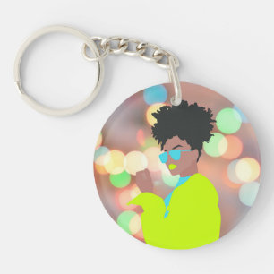 Dansende koningin. sleutelhanger