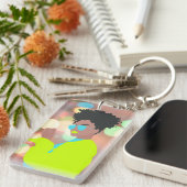 Dansende koningin. sleutelhanger (Voorkant Rechts)