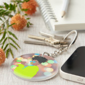 Dansende koningin. sleutelhanger (Voorkant Rechts)