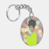 Dansende koningin. sleutelhanger (Voorkant Links)