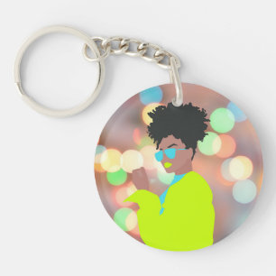Dansende koningin. sleutelhanger