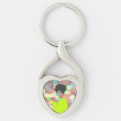 Dansende koningin. sleutelhanger (Voorkant)