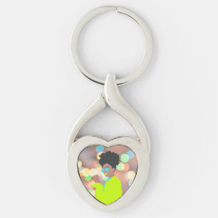 Dansende koningin. sleutelhanger