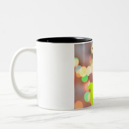 Dansende koningin. tweekleurige koffiemok (Links)