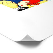 Dansende koppels  Art Deco Poster (Hoek)