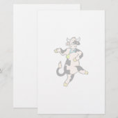 Dansende koudefabriek briefpapier (Voorkant / Achterkant)