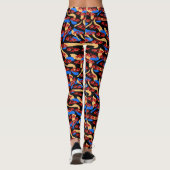 Dansende krabben leggings (Achterkant)