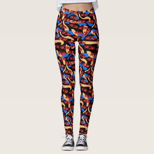 Dansende krabben leggings (Voorkant)
