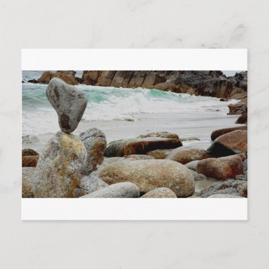 Dansende KustRots Briefkaart (Voorkant)