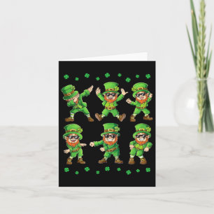 Dansende Leprechauns St. Patrick's Day Jongens Mei Kaart