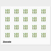 Dansende Leprechauns St. Patrick's Day Vierkante Sticker (Vel)