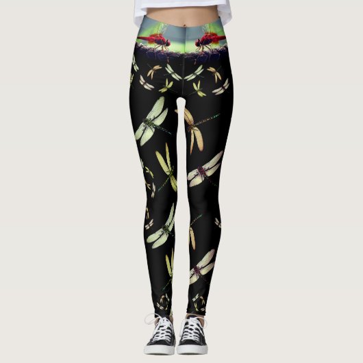 Dansende Libel Leggings (Voorkant)
