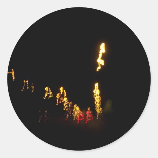 Dansende Lichten Stickers (Voorkant)