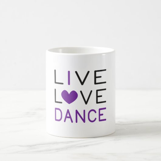 Dansende Live Love Dance Queen Dancer Gift Idee Koffiemok (Center)