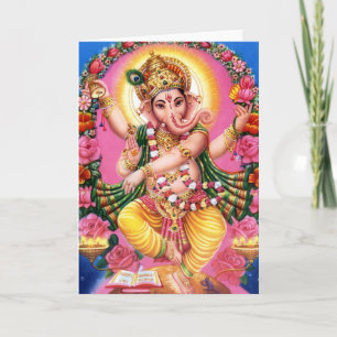 Dansende Lord Ganesha Kaart