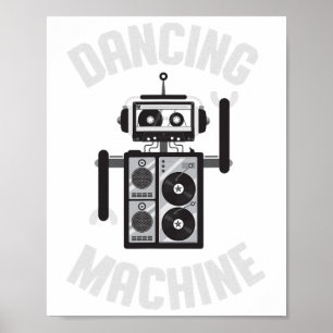 Dansende Machine Robot voor jongens en meisjes Poster