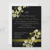 Dansende Madeliefjes/ 50ste verjaardag Kaart (Achterkant)