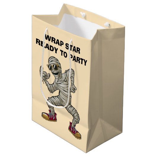 Dansende mama medium cadeauzakje (Voorkant Gekanteld)