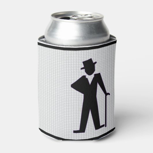 Dansende Man Aanpasbare Bachelor Party  Blikjeskoeler (Blikje Voorkant)
