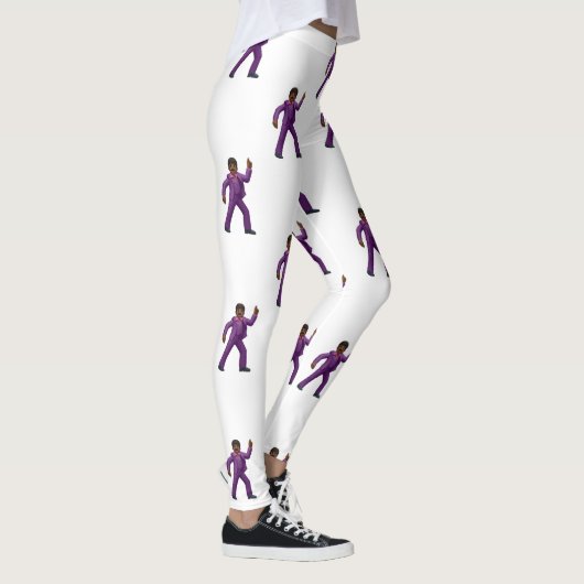 Dansende Man Emoji Leggings (Rechts)