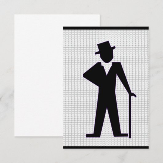 Dansende Man-kaart (Voorkant / Achterkant)