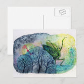 Dansende Mantis Briefkaart (Voorkant / Achterkant)
