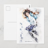 Dansende Meisje 2 Briefkaart (Voorkant / Achterkant)