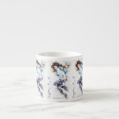 Dansende Meisje 2 Espresso Kop (Voorkant)