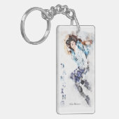 Dansende Meisje 2 Sleutelhanger (Voorkant Links)