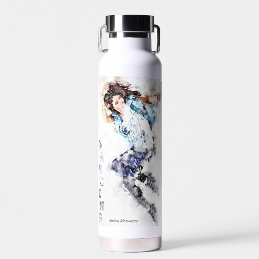 Dansende Meisje 2 Waterfles (Voorkant)