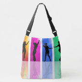 Dansende meisjes crossbody tas (Voorkant)