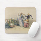 Dansende meisjes in Caïro, uit 'Egypte en Nubia' Muismat (Met muis)