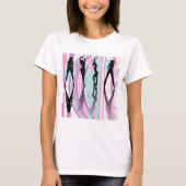 Dansende meisjes t-shirt (Voorkant)