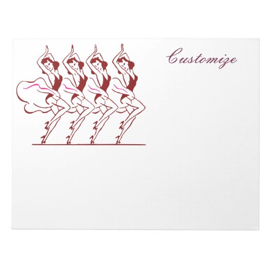 Dansende meisjes Thunder_Cove Notitieblok (Voorkant)