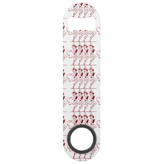 Dansende meisjes Thunder_Cove Speed Flessenopener (Achterkant)