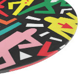 Dansende mensen, doodle set patroon. snijplank (Hoek)