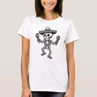 Dansende Mexicaanse Skelet T-shirt