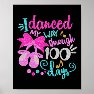 Dansende mijn weg door 100 dagen danser ballet mei poster