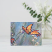 Dansende monarchen briefkaart (Staand voorkant)