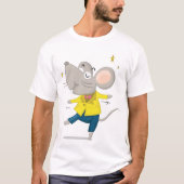 Dansende Muis in Gele T-Shirt (Voorkant)