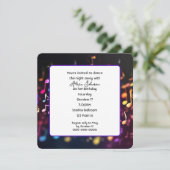 Dansende Muzieknoten Verjaardagsfeest Kaart (Staand voorkant)