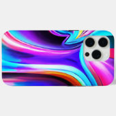 Dansende Neonlichten- blauw Case-Mate iPhone Case (Achterkant (horizontaal))