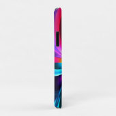 Dansende Neonlichten- blauw Case-Mate iPhone Case (Achterkant/rechts)