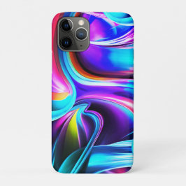 Dansende Neonlichten- blauw Case-Mate iPhone Case