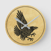 Dansende Noorse Raaf Ronde Klok (Voorkant)