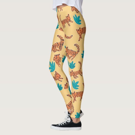 Dansende Oerwoud Tigers Leggings (Links)