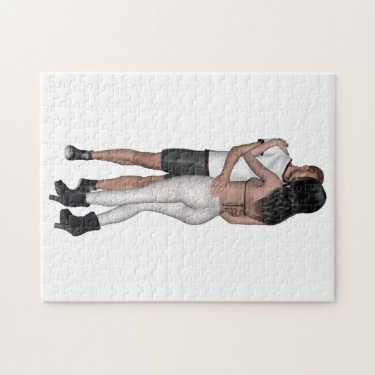 Dansende overzichten legpuzzel (Horizontaal)