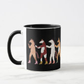 Dansende Paarden Fantasie Mok (Links)